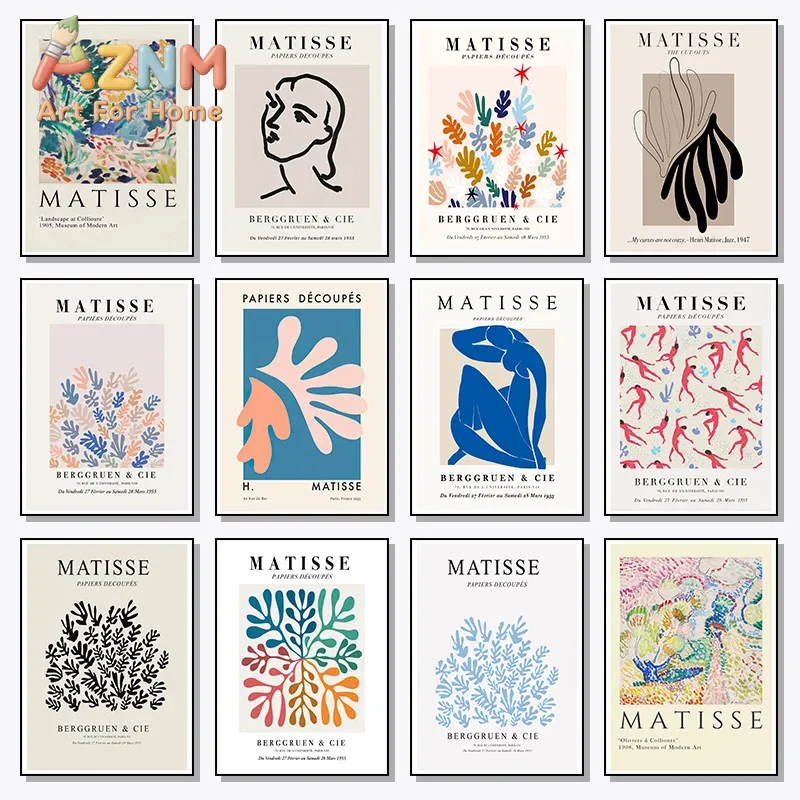 Vintage Henri Matisse Famous P - Vintage Collectible Posters ulasan dan harga