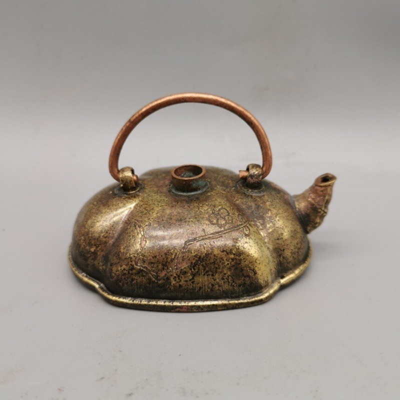 Antique Brass Water Dropper Bo - Vintage Collectible Bottles ulasan dan harga