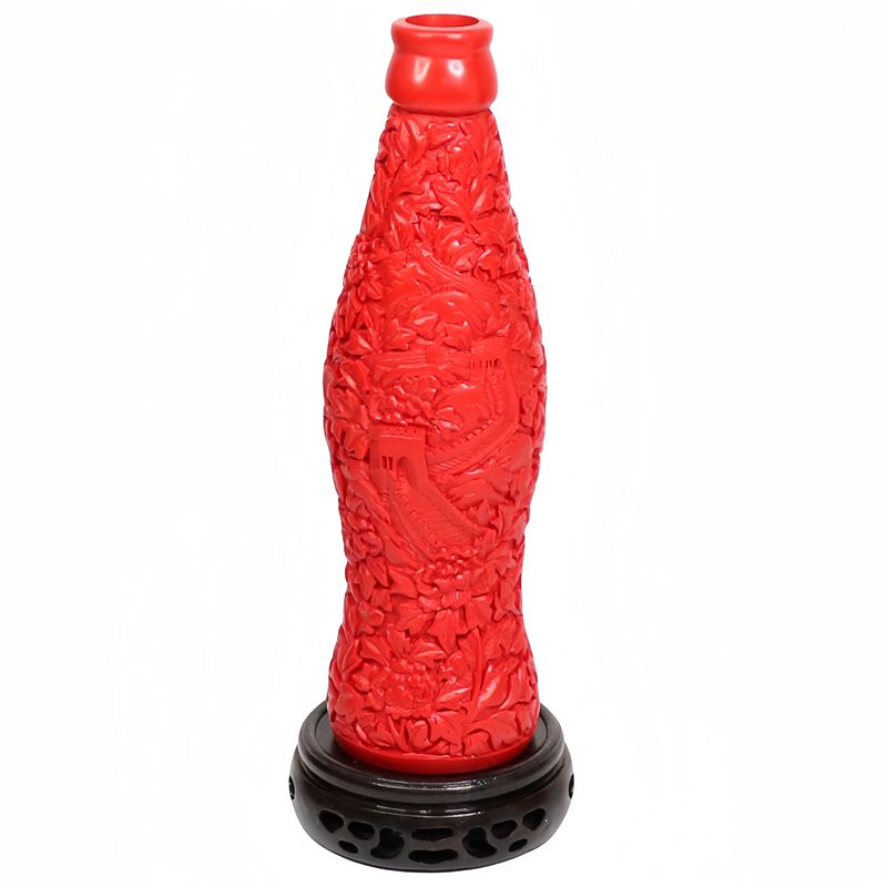 Cola Vintage Carved Lacquer Bo - Vintage Collectible Bottles ulasan dan harga