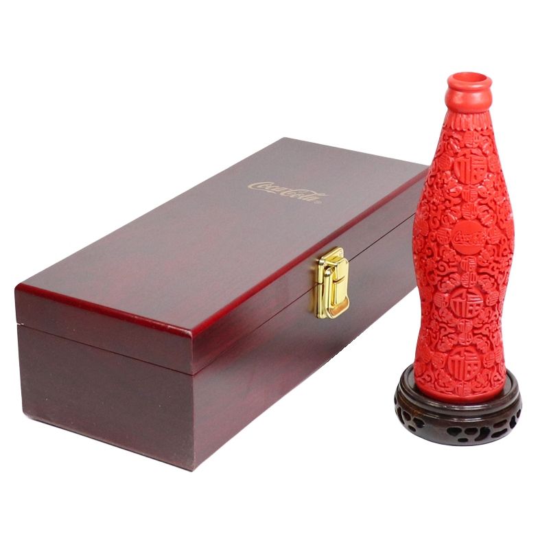 Cola Vintage Carved Lacquer Bo - Vintage Collectible Bottles ulasan dan harga