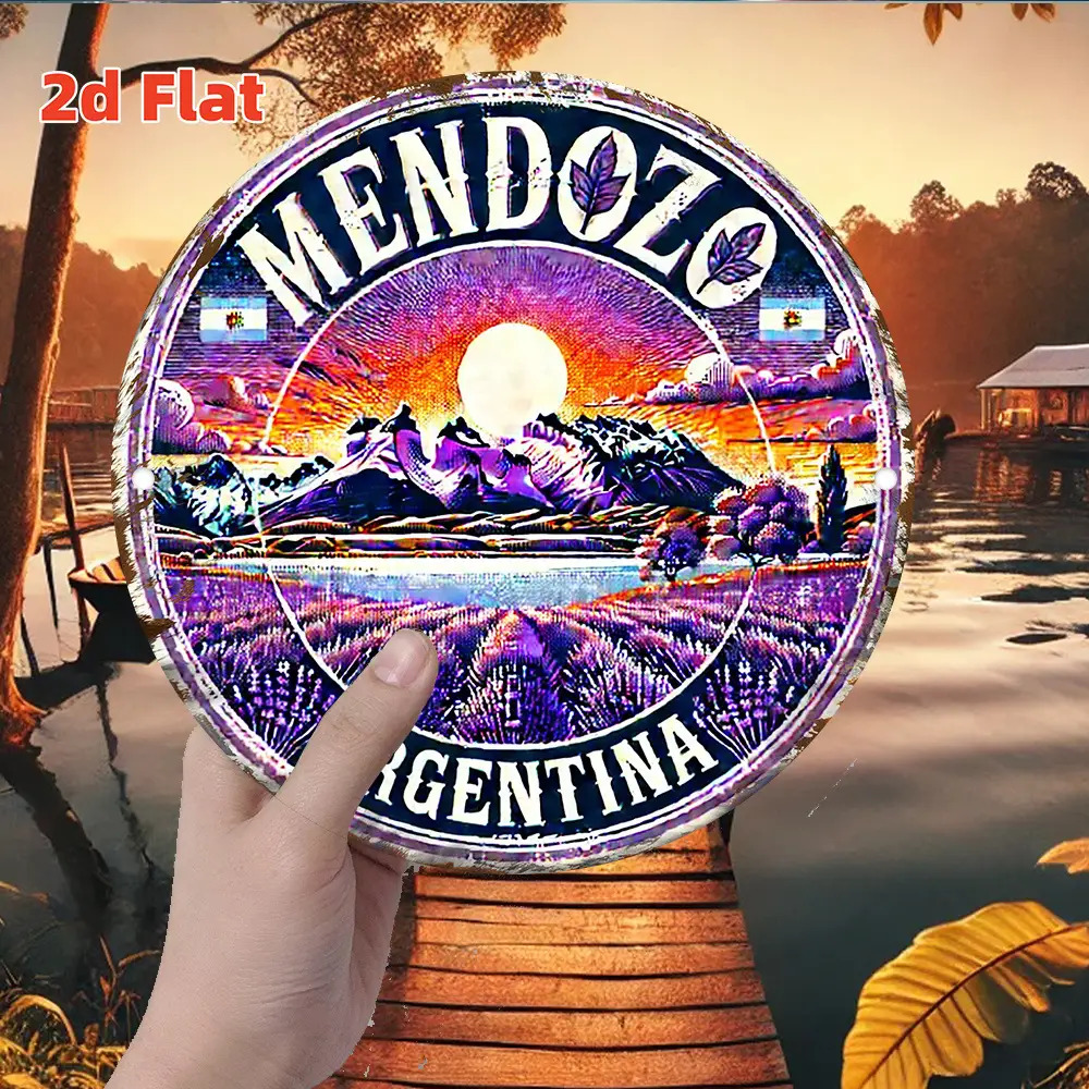 2D Flat, 2D Flat Retro Mendoza - Vintage Collectible Plates ulasan dan harga