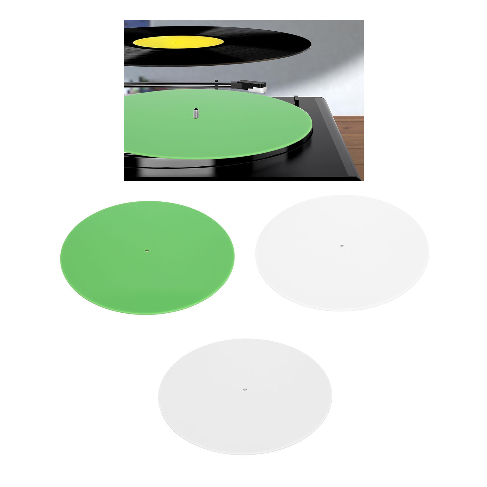 Record Platter Slipmat Acrylic - Vinyl Record Cleaner ulasan dan harga