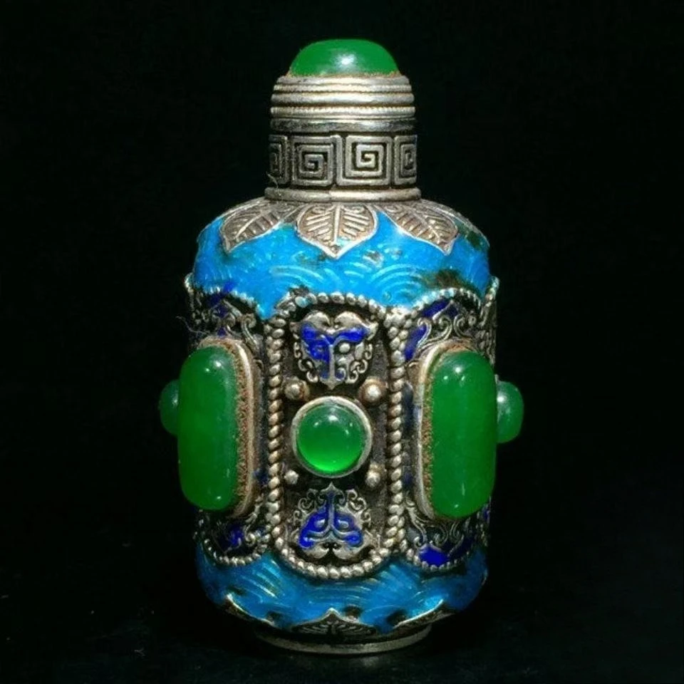 Handmade Antique Silver Cloiso - Vintage Collectible Bottles ulasan dan harga