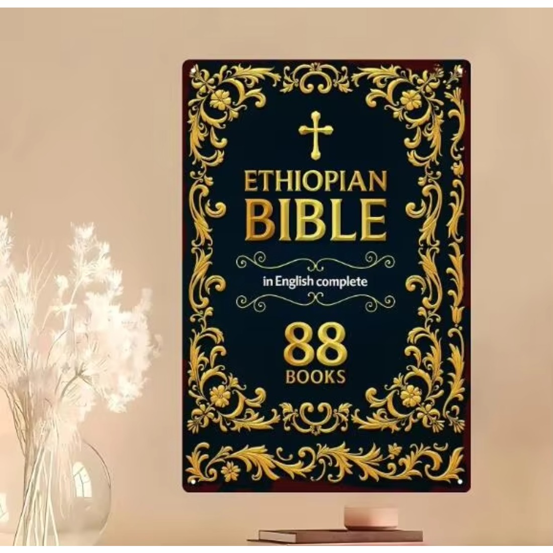 CIFBUY 1pc Vintage Bible Theme - Vintage Collectible Plates ulasan dan harga