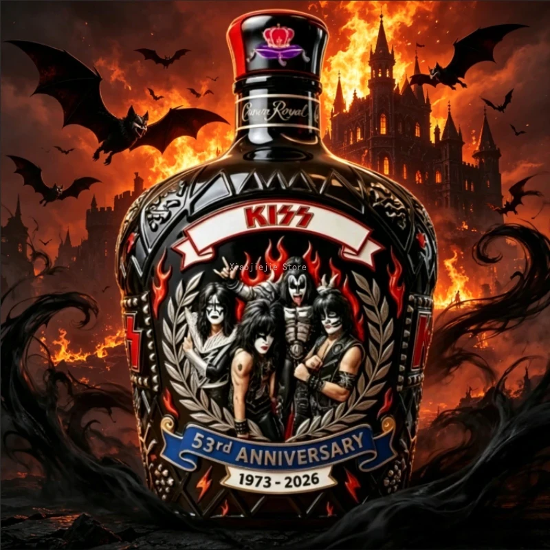 Vintage Rock Music Themed Whis - Vintage Collectible Liquor Bottles ulasan dan harga